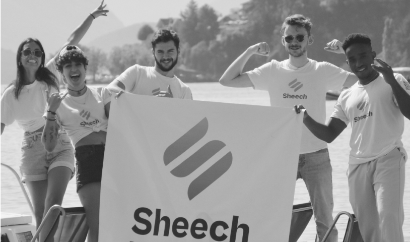 La team aime créer et entreprendre. L'équipe participe à son premier Start-up Week-end à Grenoble en tant qu’étudiant et décroche la 3ème place pour le projet Sheech !